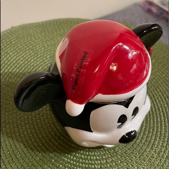 Disney Mickey Mouse Christmas mug with lid NWT - Picture 6 of 12